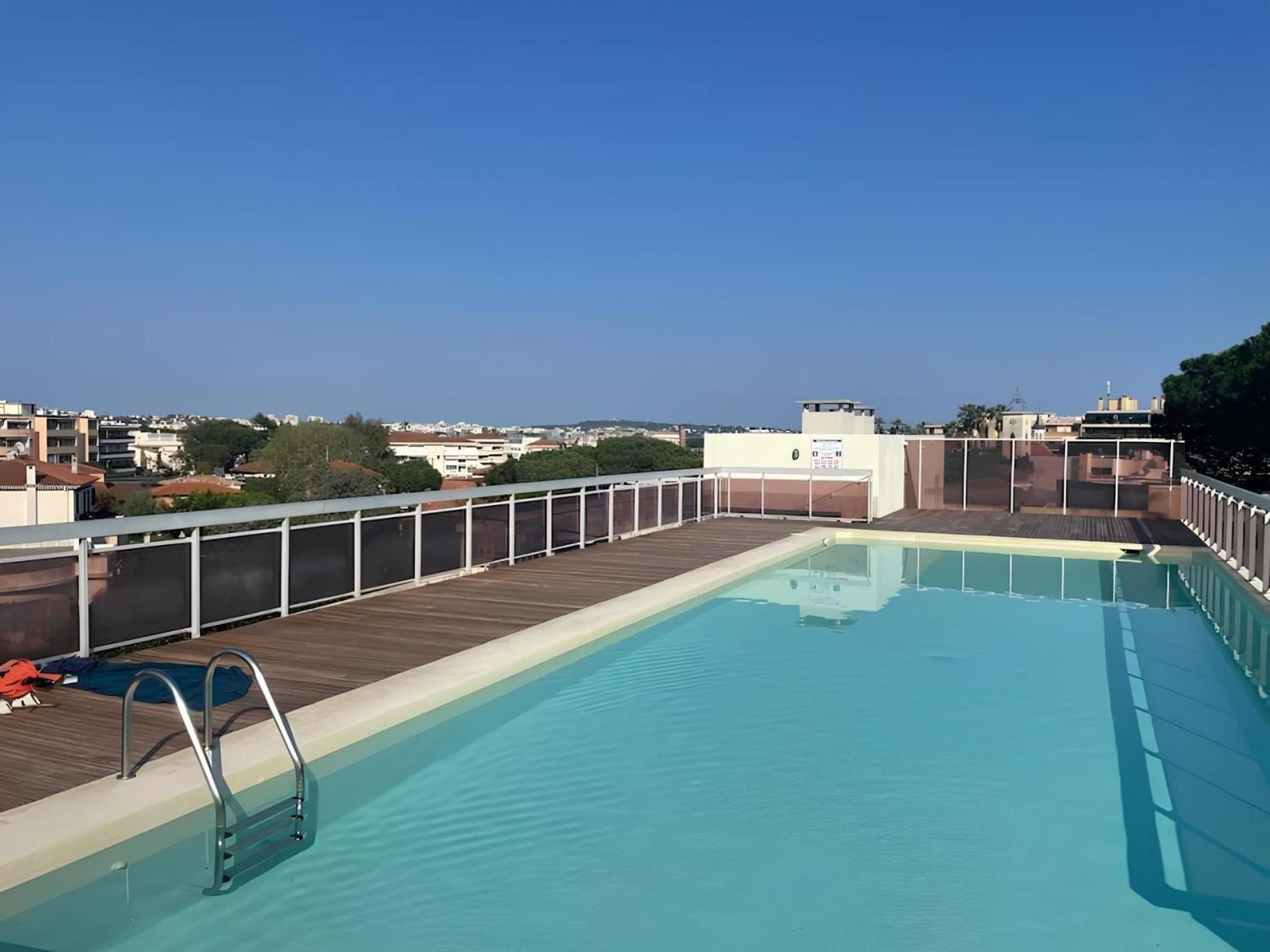 Elegant Appartement 2Pieces Piscinevue Mer Parking Vallauris Buitenkant foto